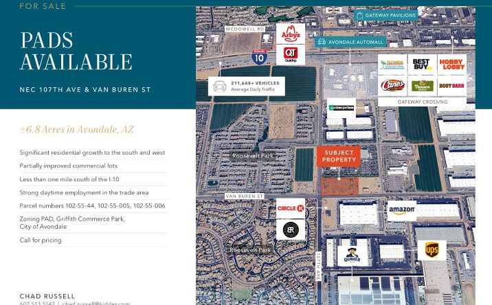Pictures of Land property located at 299 North 107th Avenue, avondale, AZ 85323 for sales - image #1