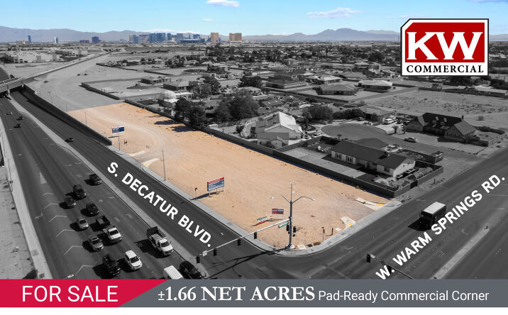 Pictures of Land property located at NEC S. Decatur Blvd. & W. Warm Springs Rd., Las Vegas, NV 89139 for sales - image #1