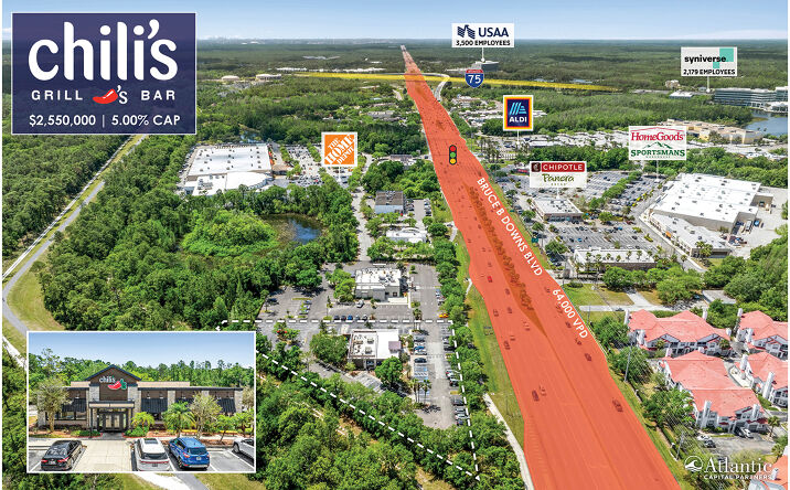 Pictures of Retail property located at 17643 Bruce B Downs Blvd, Tampa, FL 33647 for sales - image #1