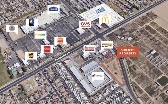 Pictures of Land property located at 1905 W Baseline Road, phoenix, AZ 85041 for sales - image #1