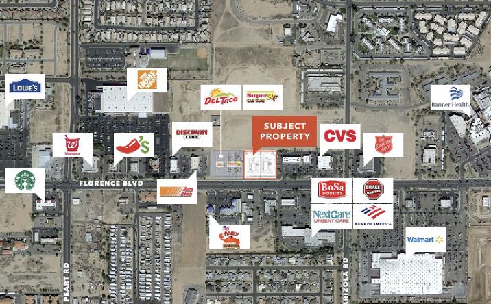Pictures of Land property located at 1610 East Florence Blvd, Casa Grande, AZ 85122 for sales - image #1