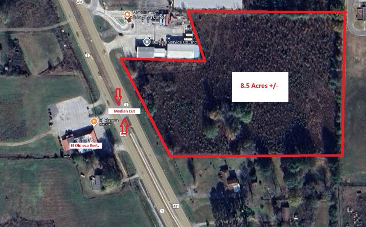 Pictures of Land property located at 0 Hwy 431 South, Owens Cross Roads, AL 35763 for sales - image #1