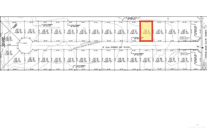 Pictures of Land property located at 2705 E 21st Street, Mission, TX 78572 for sales - image #1