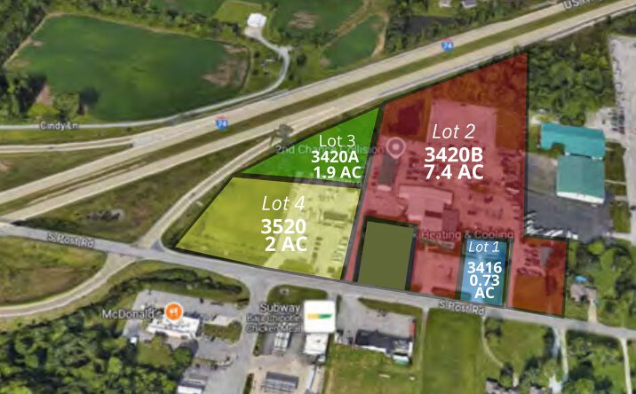 Pictures of Land, Mixed Use property located at 3416 S Post Rd, Indianapolis, IN 46239 for sales - image #1