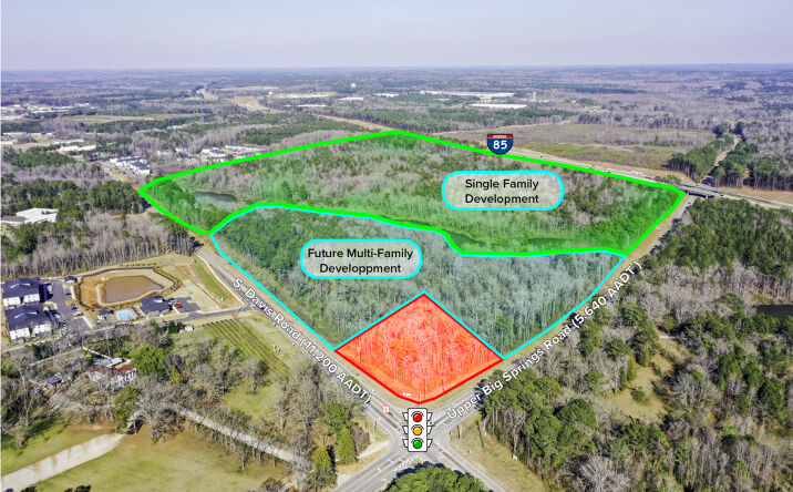 Pictures of Land property located at S. Davis Rd & Upper Big Springs Rd, LaGrange, GA, LaGrange, GA 30241 for sales - image #1