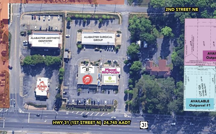 Pictures of Land, Office, Retail property located at 566 1st Street North, Alabaster, AL null for sales - image #1