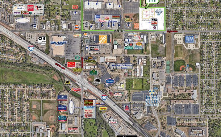 Pictures of Retail, Land property located at 6025 - 6035 Se 15th St, Midwest City, OK 73110 for sales - image #1
