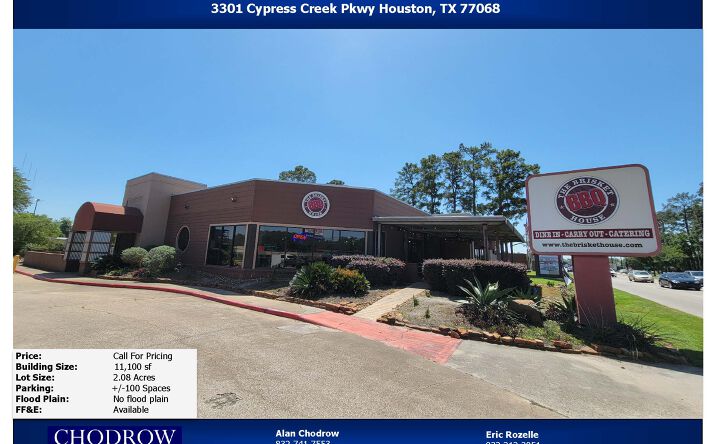 Pictures of Land, Mixed Use, Retail property located at 3301 Cypress Creek Pkwy, Houston, TX 77068 for sales - image #1