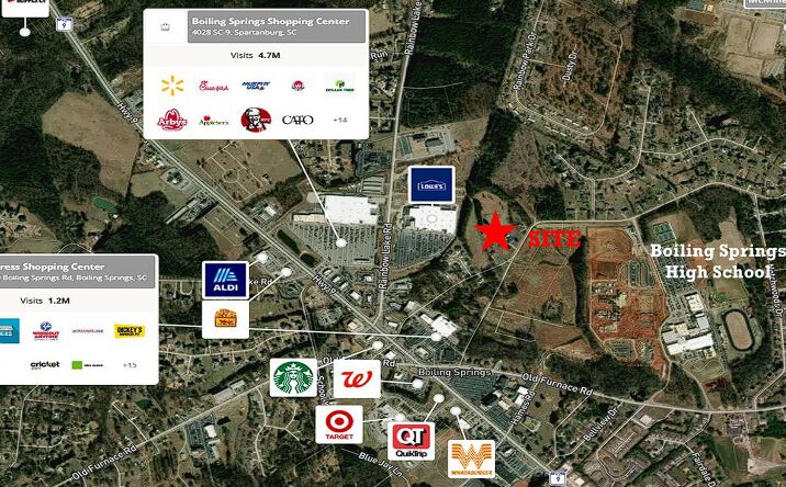 Pictures of Land property located at 169 McMillin Blvd, Boiling Springs, SC 29316 for sales - image #1