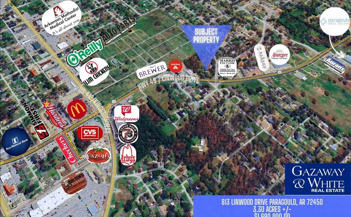 Pictures of Land, Office, Retail property located at 813Linwood Drive/ 1503 Mueller Paragould, AR 72450, Paragould, AR 72450 for sales - image #1