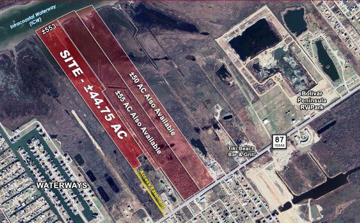 Pictures of Land property located at 1325 1/2 TX-87, Bolivar Peninsula, TX 77650 for sales - image #1