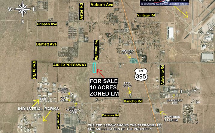 Pictures of Land property located at 10837 Air Expy, Adelanto, CA 92301 for sales - image #1