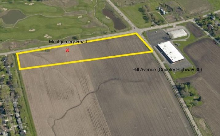 Pictures of Land property located at SW Corner Of Hill Ave & Montgomery Rd, Aurora, IL 60538 for sales - image #1