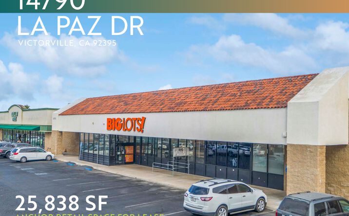 Pictures of Retail property located at 14790 La Paz Dr, Victorville, CA 92395 for sales - image #1
