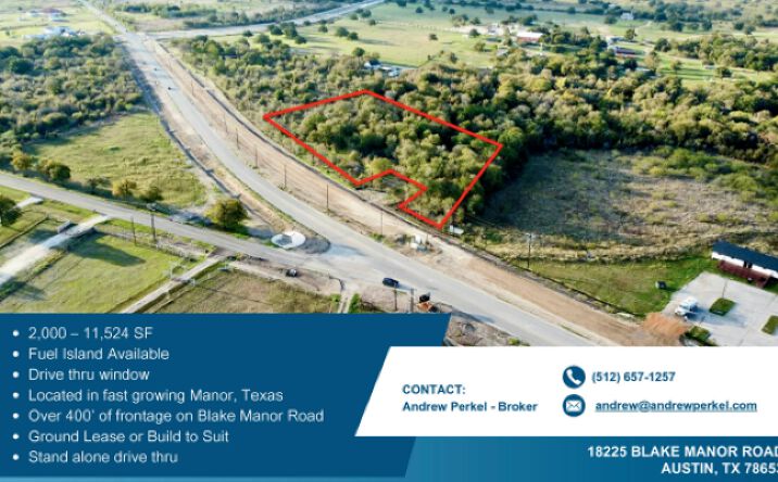 Pictures of Retail property located at 18225 Blake Manor Rd, Manor, TX 78653 for sales - image #1