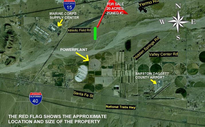 Pictures of Land property located at Union Pacific Dr, barstow, CA 92327 for sales - image #1