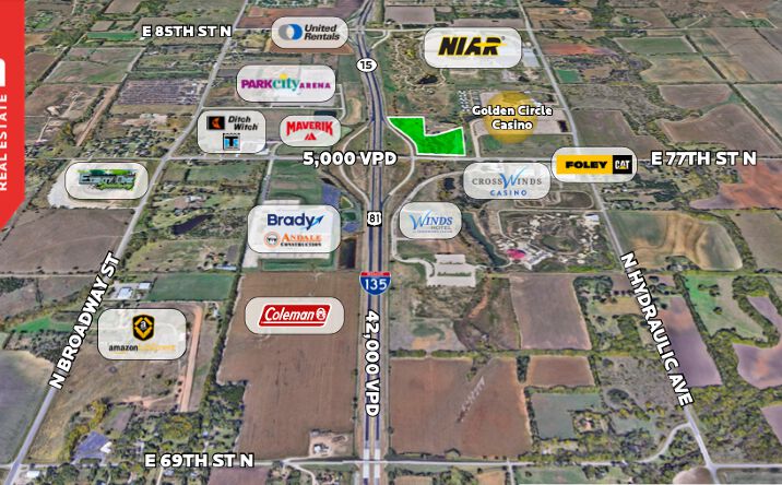 image of property at 77TH & I-135 Park City KS 67147