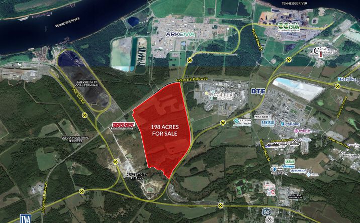 Pictures of Industrial, Land property located at Industrial Pkwy, Calvert City, KY 42029 for sales - image #1