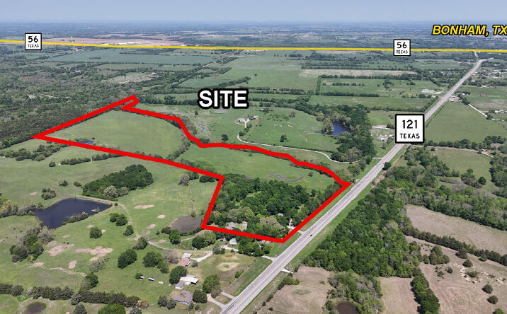 Pictures of Land property located at 2398 State Hwy 121, Bonham, TX 75418 for sales - image #1