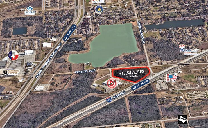 Pictures of Land property located at I-45/Gulf Freeway, Texas City, TX 77591 for sales - image #1