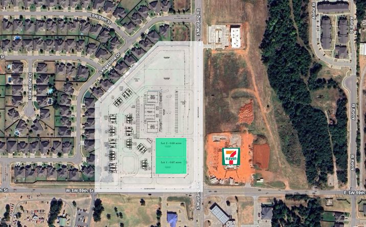 Pictures of Land property located at NWC of SW 59th & S Mustang Rd, Mustang, OK 73064 for sales - image #1