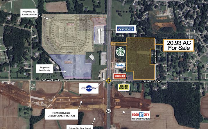 Pictures of Land property located at Countess Rd NE, Huntsville, AL 35759 for sales - image #1