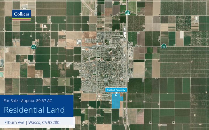Pictures of Land property located at Filburn Ave, Wasco, CA 93280 for sales - image #1
