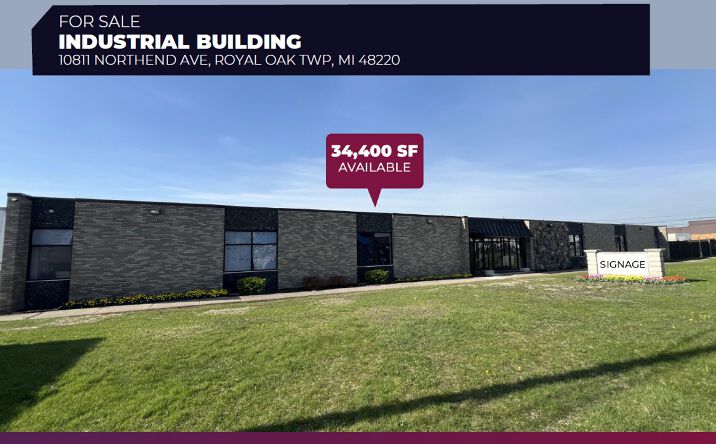 Pictures of Industrial property located at 10811 Northend Ave, Ferndale, MI 48220 for sales - image #1