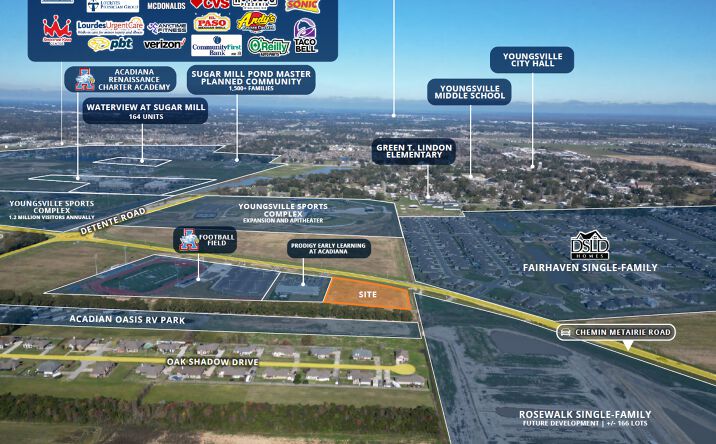 Pictures of Land property located at 2540 Chemin Metairie Pkwy, Youngsville, LA 70592 for sales - image #1