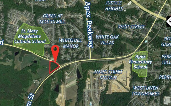 Pictures of Land property located at Apex Barbecue Rd, Apex, NC 27502 for sales - image #1