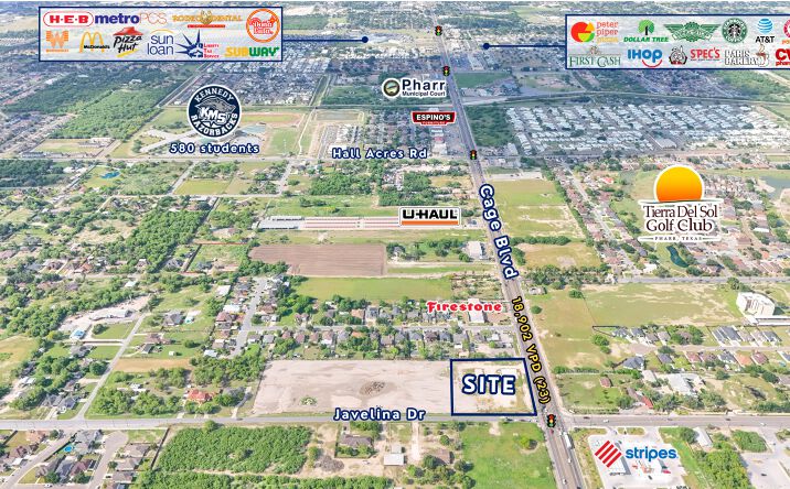 Pictures of Land, Mixed Use property located at 3210 S Cage Blvd, Pharr, TX 78577 for sales - image #1