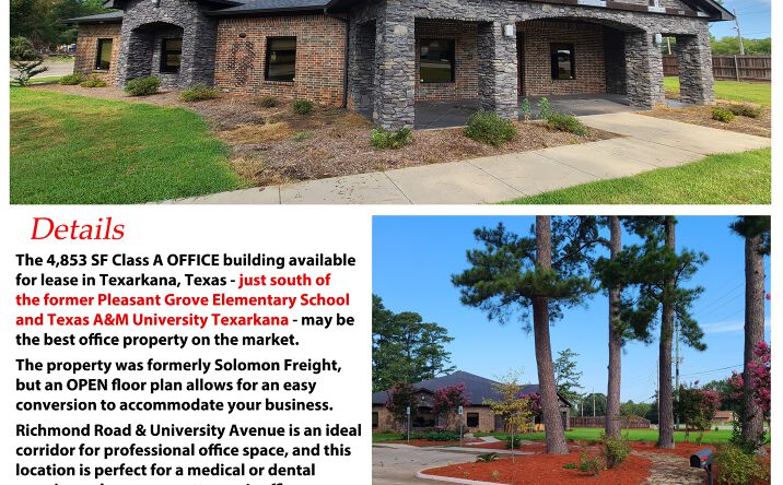Pictures of Office, Retail property located at 6307 Richmond Rd, Texarkana, TX 75503 for sales - image #1