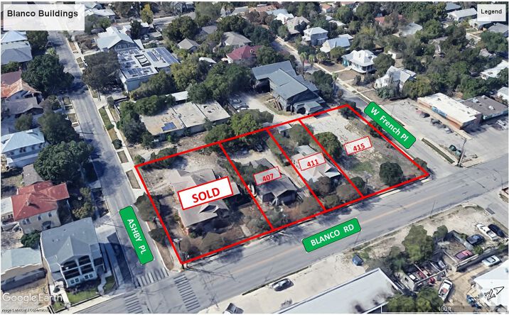 Pictures of Land, Mixed Use, Office, Retail property located at 403-415 Blanco Rd, San Antonio, TX 78212 for sales - image #1