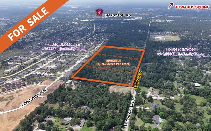 Pictures of Land property located at 3330 Spring Creek Drive, Spring, TX 77373 for sales - image #1