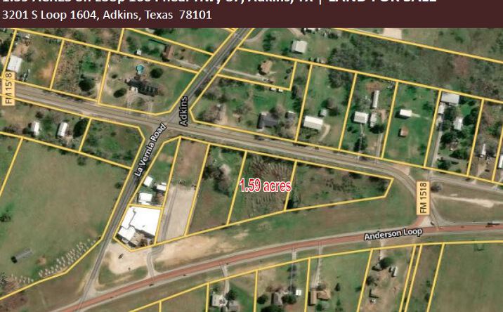 Pictures of Land property located at 3201 S. Loop 1604, Adkins, TX 78101 for sales - image #1