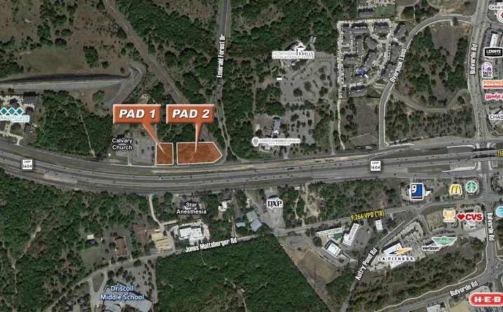 Pictures of Land property located at Loop 1604 Frontage Between Bulverde & Redland Rd, San Antonio, TX 78247 for sales - image #1
