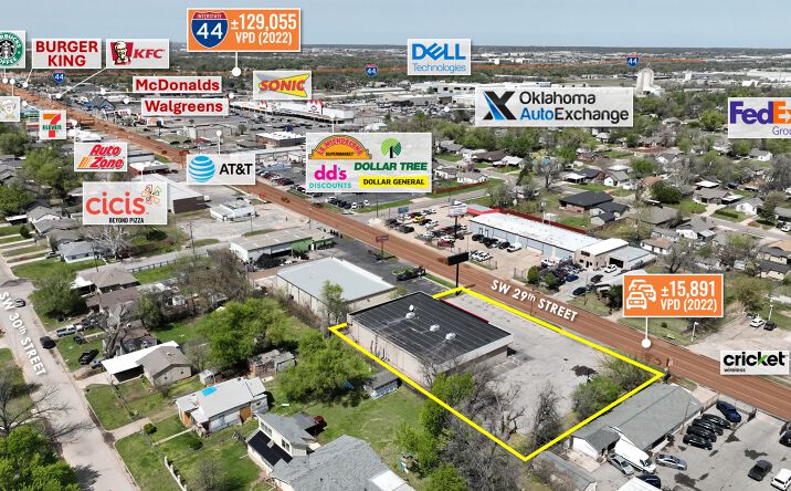 Pictures of Retail property located at 2520 SW 29th St, Oklahoma City, OK 73119 for sales - image #1