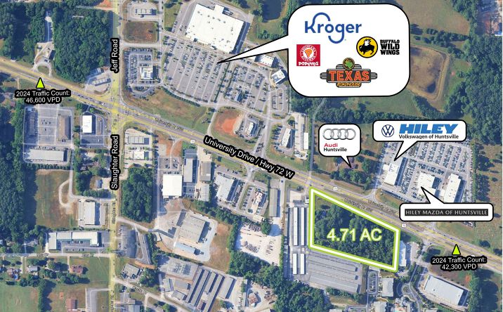 Pictures of Land property located at 7001 University Dr NW, Huntsville, AL 35806 for sales - image #1