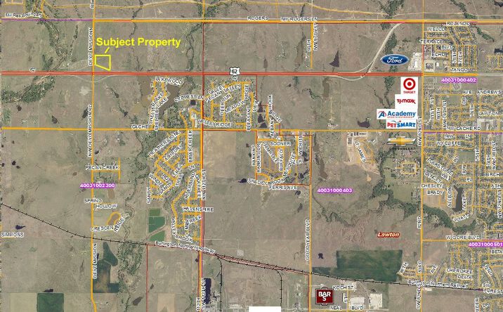 Pictures of Land property located at Hwy. 62, Deyo Exit Corner, Lawton, OK 73505 for sales - image #1