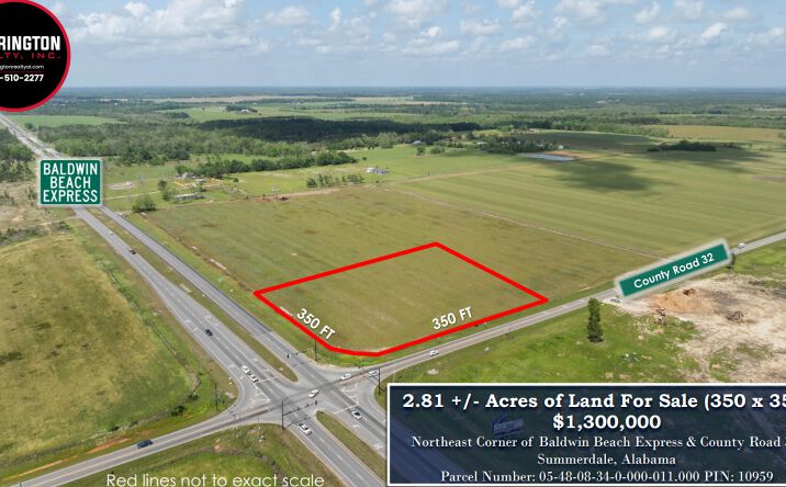 Pictures of Land property located at Co Rd 32, Summerdale, AL 36580 for sales - image #1