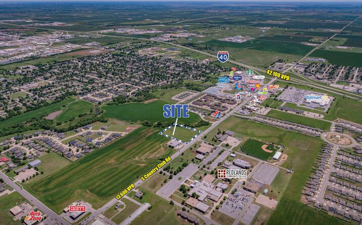 Pictures of Land property located at 1400 Blk S Country Club Rd, El Reno, OK 73036 for sales - image #1