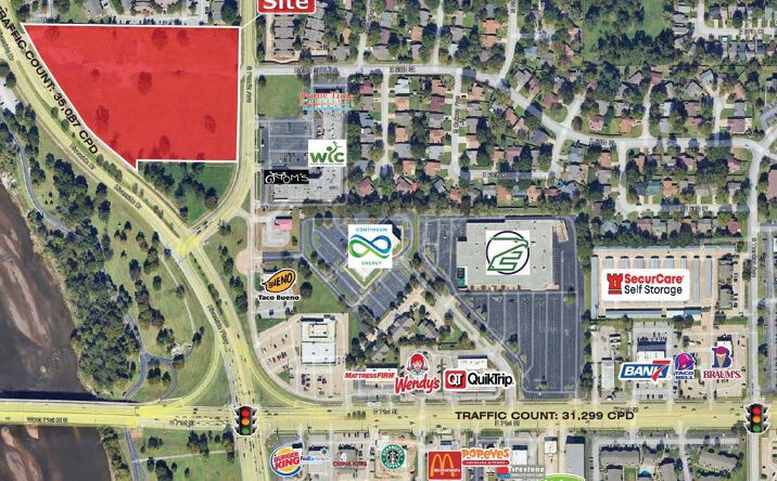 Pictures of Land property located at E. 71st Street & Riverside, Tulsa, OK 74136 for sales - image #1