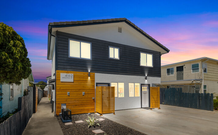 Pictures of Multifamily property located at 4162 Arizona Street, San Diego, CA 92104 for sales - image #1