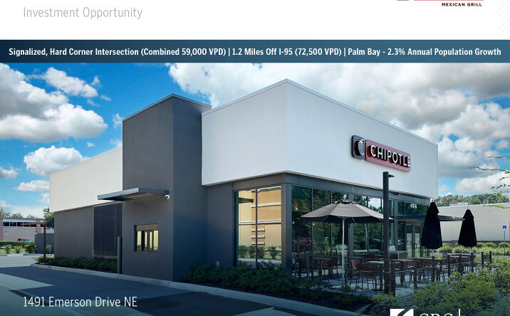 Pictures of Retail property located at 1491 Emerson Dr NE, Palm Bay, FL 32907 for sales - image #1