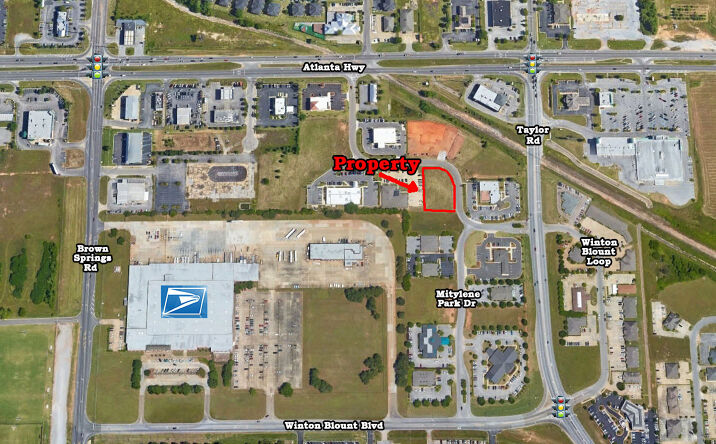 Pictures of Land property located at Atlanta Highway & Taylor Road, Montgomery, AL 36117 for sales - image #1