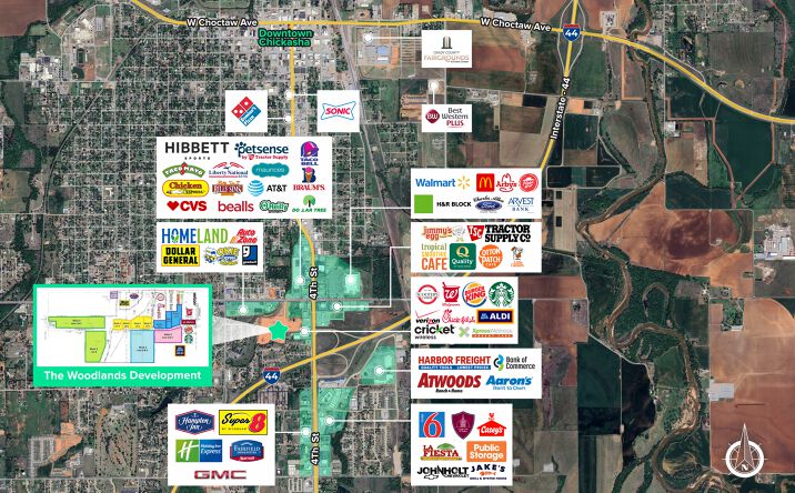 Pictures of Retail, Multifamily, Land property located at West Grand Ave & S 4th Street, Chickasha, OK 73018 for sales - image #1
