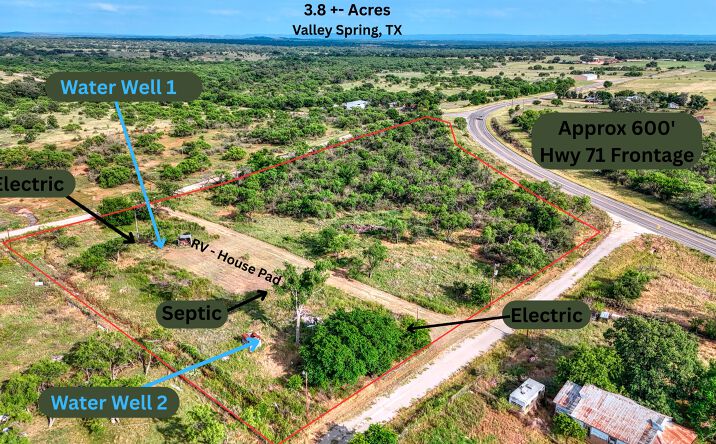 Pictures of Land, Mixed Use, Retail, Self Storage property located at 275 Cr 408d, Llano, TX 78643 for sales - image #1