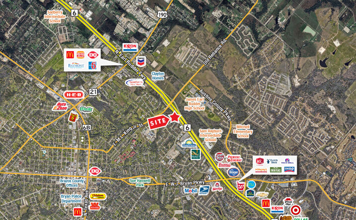 Pictures of Land property located at 1175 N Earl Rudder Fwy, Bryan, TX 77802 for sales - image #1