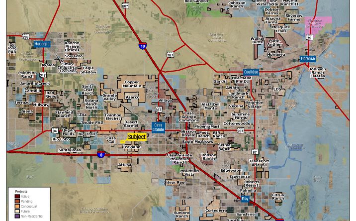 Pictures of Land property located at S/SWC Corrales Rd & Peters Rd, Casa Grande, AZ 85193 for sales - image #1