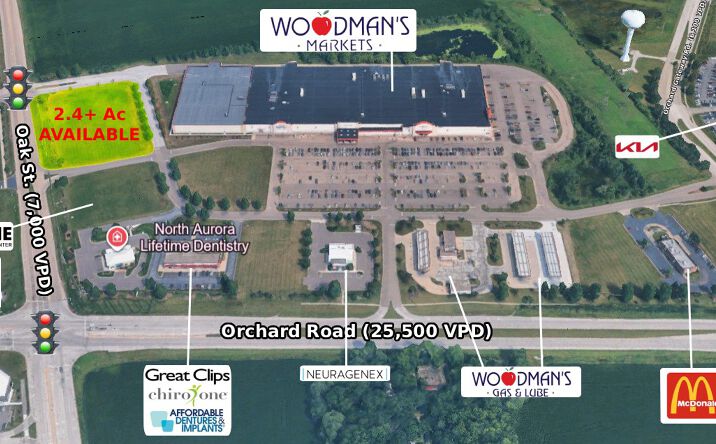 Pictures of Land property located at 80-90 Hansen Blvd, North Aurora, IL 60542 for sales - image #1